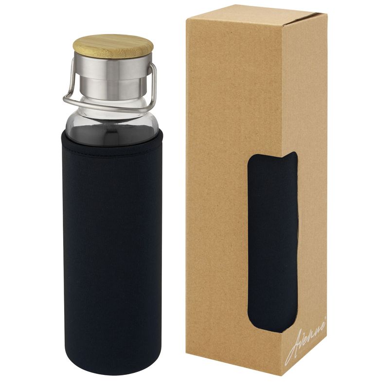 Thor 660 ml glassflaske med neoprenhylse