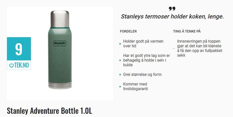 Stanley Adventure Bottle 1L
