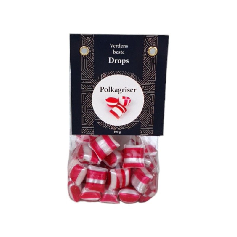Verdens Beste - Drops, Polka 100g