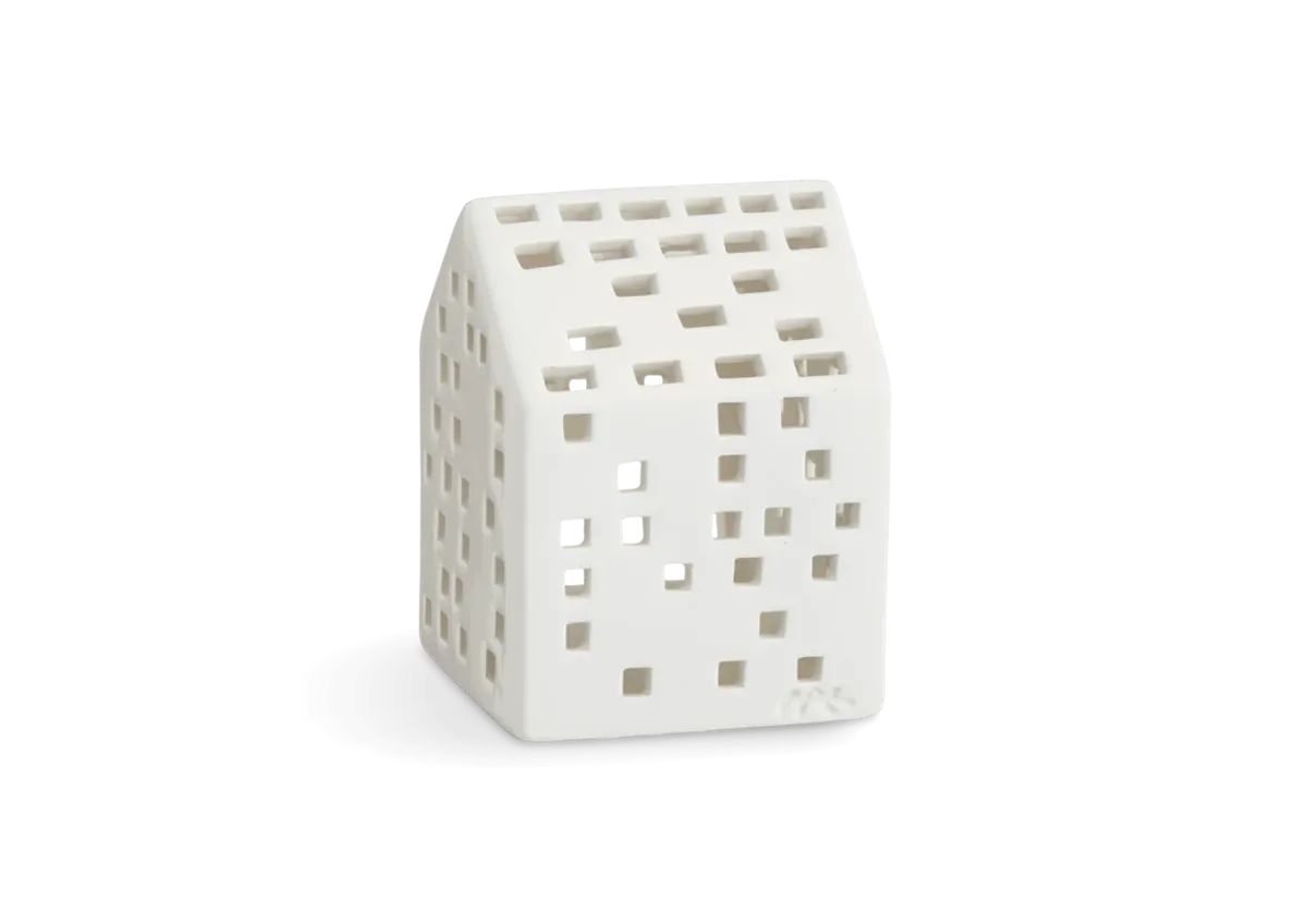 Kähler Urbania Lyshus Classic H9.5 cm hvit