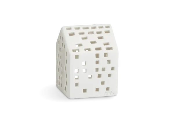 Hovedbilde Kähler Urbania Lyshus Classic H9.5 cm hvit