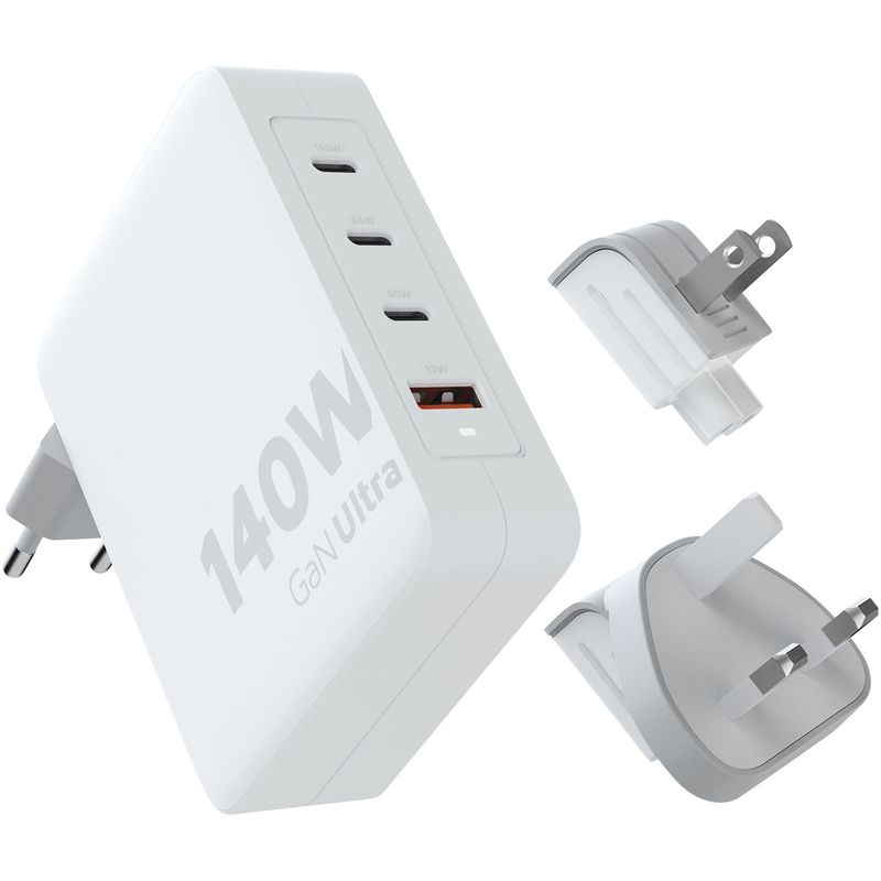 Xtorm XVC2140 GaN Ultra 140 W-reiselader med 240 W USB-C PD-kabel