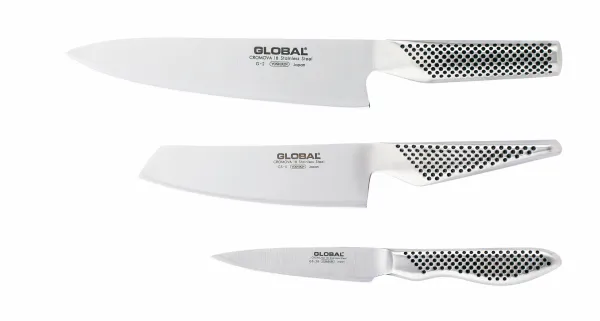 Hovedbilde GLOBAL knivsett i 3 deler - G-2, GS-5 & GS-38