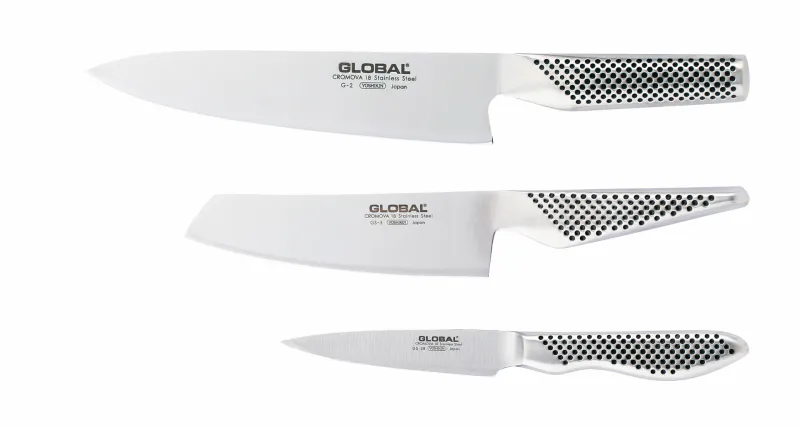 GLOBAL knivsett i 3 deler - G-2, GS-5 & GS-38